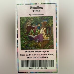 🌟Diamond Art Club Reading Time by Randal Spangler Diamond Painting Kit